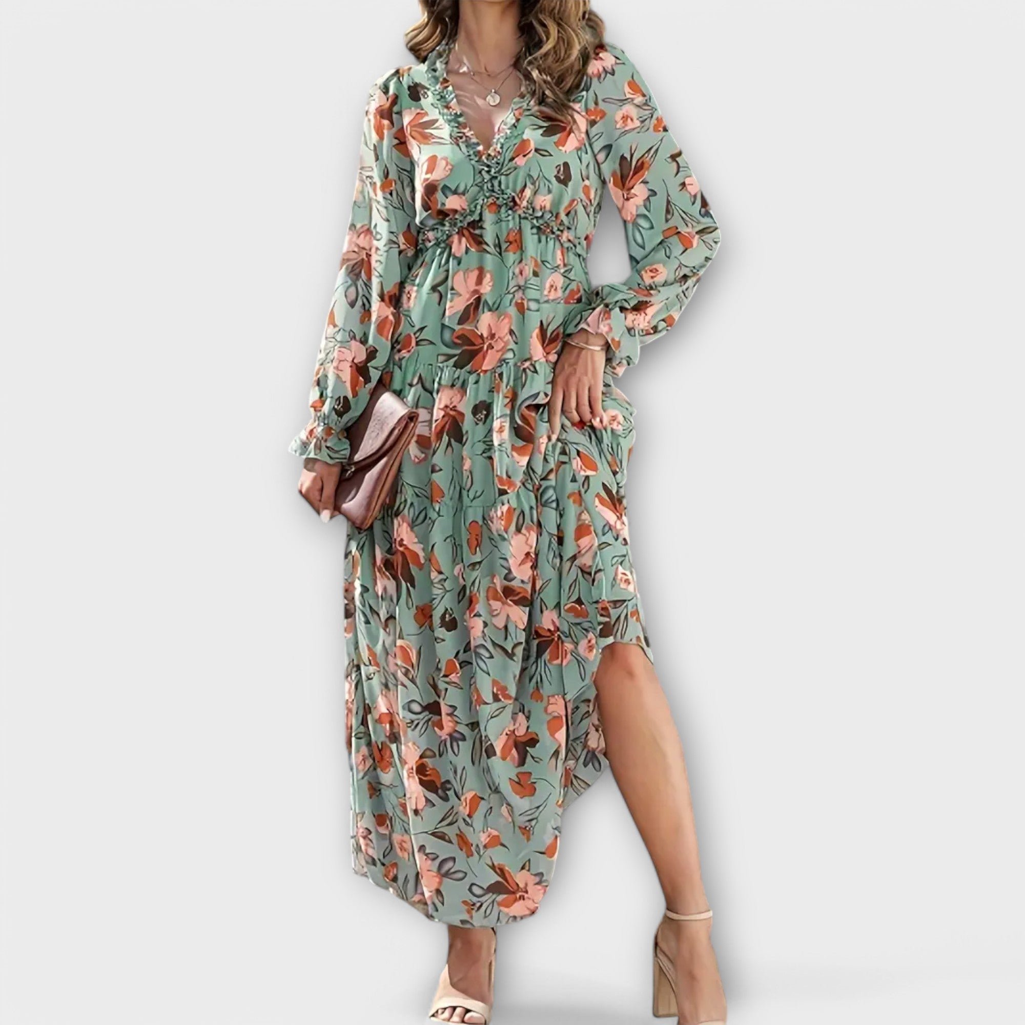 Aurelia Blumen-Maxikleid