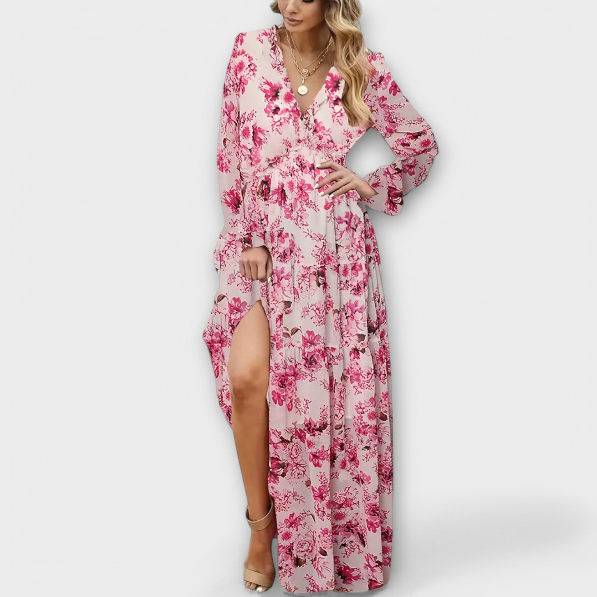 Aurelia Blumen-Maxikleid
