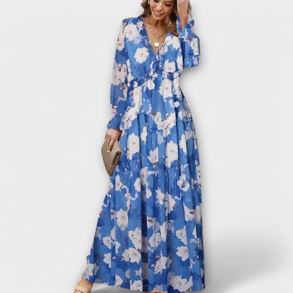 Aurelia Blumen-Maxikleid